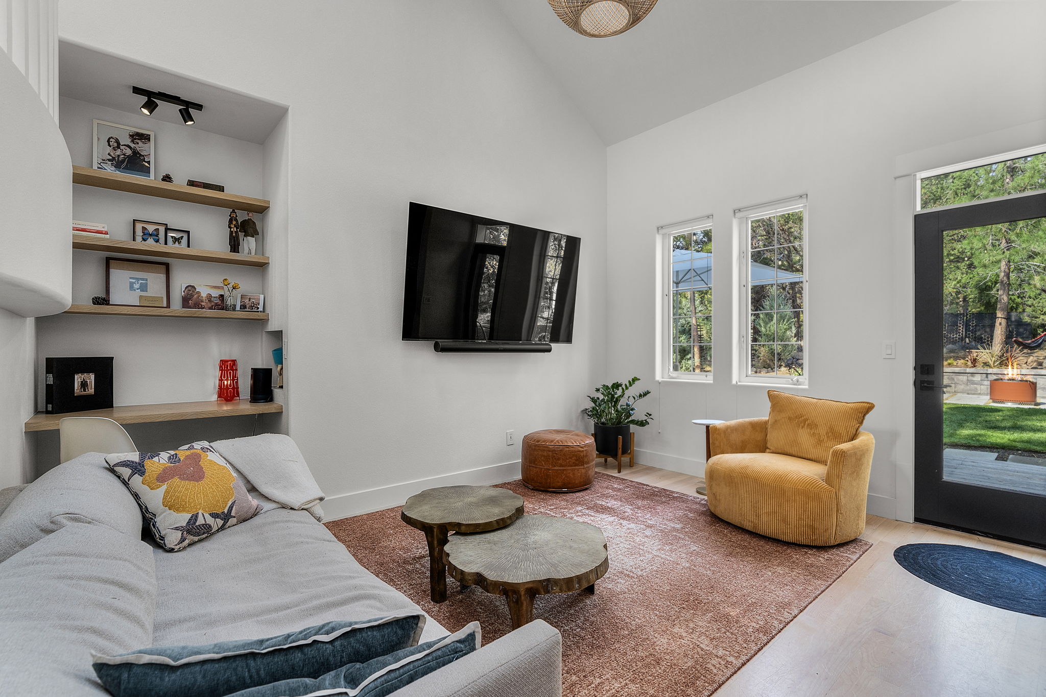 Living room addition in Bend, Oregon